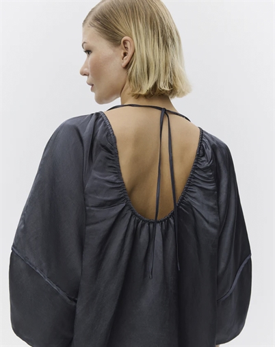 Day Birger et Mikkelsen - Skyler High Shine Blend Bluse - Ebony